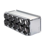 10-port Supply Filter Casing Manifold with 8" 200mm End Plate